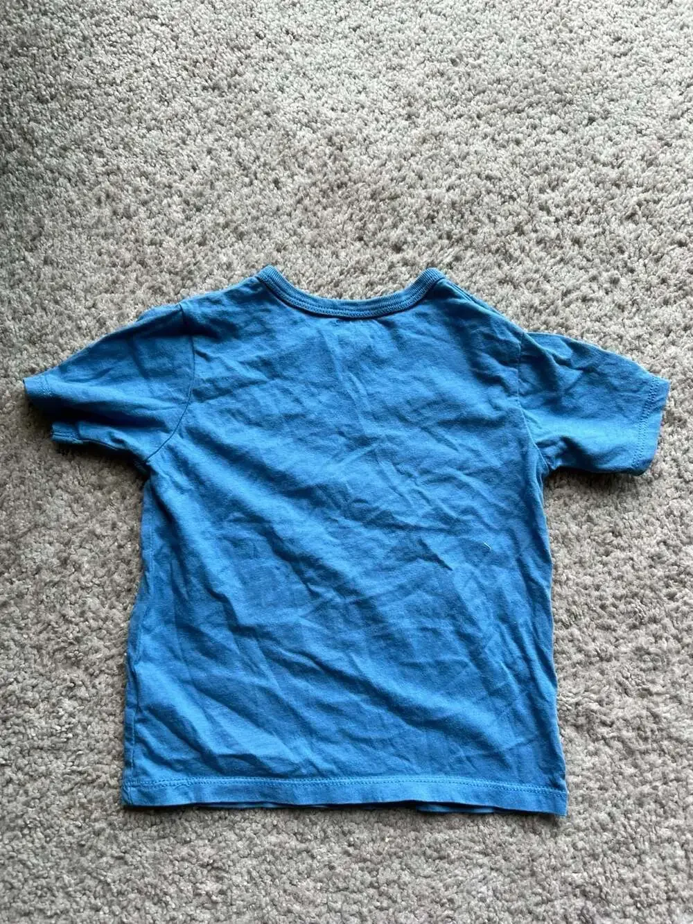 (#28) The Children's Place Boys Short Sleeve Soccer GOAL T-Shirt Blue Size 2T
